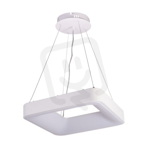 ZULU HZD60-W bílé hranaté závěsné TRIAK CCT LED svítidlo T-LED 105553