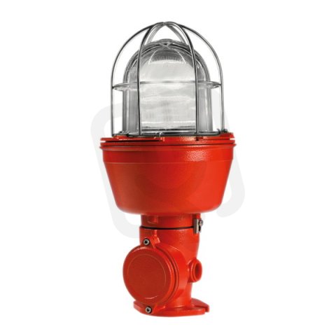 Maják LED EX 070 SLR S (ATEX EX-D) 12/24V, ACDC, IP66, čirá, červená 95006