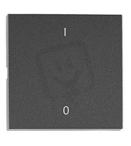 Kryt spínačů a ovladačů, symbol 1/0, antracit SCHRACK EV112317--