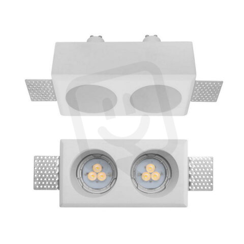 XGESS MINI TRIM. REC. SQ. SPOT GU10/PAR1