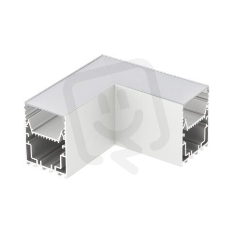 PRF080 90dgr AL. CONNECTOR with DIFFUSER