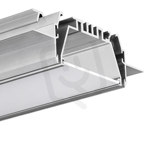 Systém LED hliníkových profil ů do sádrokartonu MOD-TEK-50 3m, stříbrná