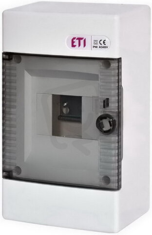 Nástěnná rozvodnice ECT4PT 4M (1x4) IP40 ETI 001100140