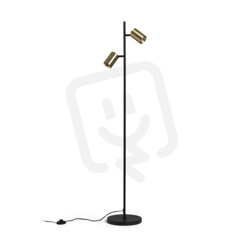 FLYNN II stojanová černá/česaná mosaz 230V GU10 2x9W RENDL R14267