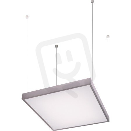 Závěsné svítidlo Quatro panel S 400x400 závěs šedá 41W IP20 LED 4000K