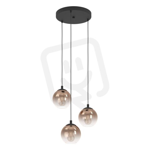 HL/3 E27 SW/KUPFER-TRANSP.'ARISCANI 1'