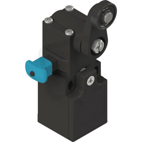 Koncový spínač s kladkou a rolnou - M16x