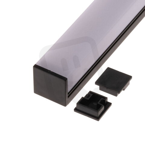 Koncovka profilu N8H černá T-LED 096654