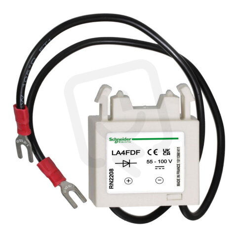 TeSys F - suppressor module - diodes - 55...110 V DC SCHNEIDER LA4FDF
