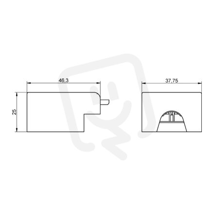 Kryt zásuvky BCS-4/T3-N ELEKTRO BEČOV J386291