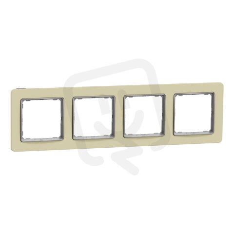 Rámeček čtyřnásobný, Pískovec,Sedna Design/Elements SCHNEIDER SDD392804