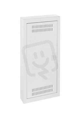 Multimediální rozvodnice nástěnná IP30, perforovaná dvířka, 728x358x94mm