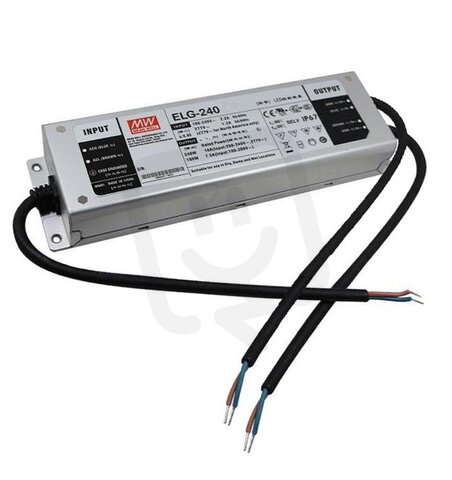 Stmívatelný napěťový zdroj 240W 36V MEAN WELL ELG-240-36DA