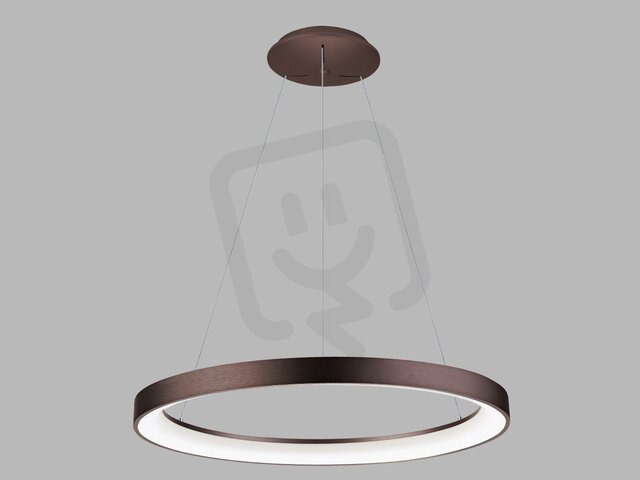 Závěsné svítidlo BELLA SLIM 78 P-Z, CF DALI TW/PUSH TW 60W 2700K-4000K hnědá