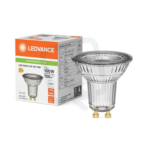 Světelný zdroj LED PAR16 DIM P 7W 840 GU10 LEDVANCE 4099854786594