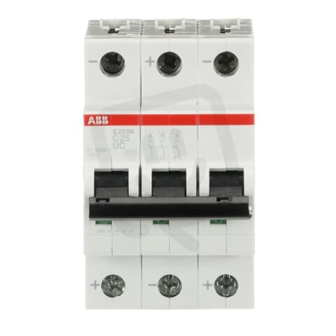 S203M-C25UC Jistič 3p 25A char. C ABB 2CDS273061R0254