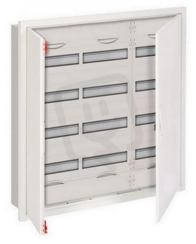 Zapuštěná rozvodnice ABB U53R4 -144M s dveřmi