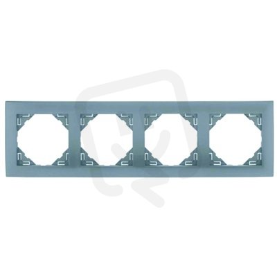 4-rámeček, AQUARELLA (metalic plast) 90940 TAL hliník ELKO EP 5603011068646