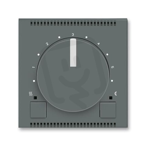 Termostat univerzální otočný 3292M-A10101 61 grafitová/ledová bílá Neo ABB