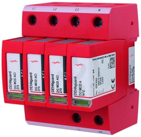 Svodič přepětí DEHNguard M 4pól Uc 275V s modulem ACI technologie 952440