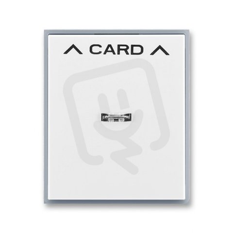 Kryt vypínače kartového 3559E-A00700 04 bílá/ledová šedá Element ABB