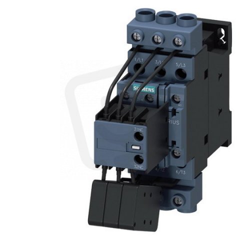 kondenzátorový stykač, AC-6b 33 kVAr/400 V 1NO+2NC, AC 24 V, 50 Hz 3pól.