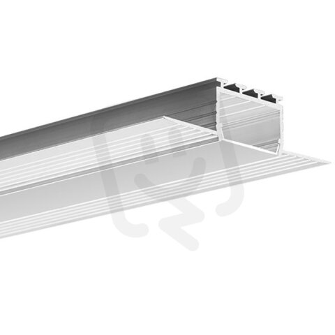LED hliníkový profil KLUŚ KOZUS neanodizovaný 1m /B7823_1m/ ALUMIA A07823N_1