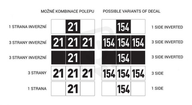 Příslušenství ke svítidlům APUS 3 KN03/PIC OSMONT 33511