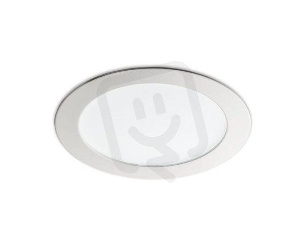 SLENDER kruh. zápustná krémová bílá LED