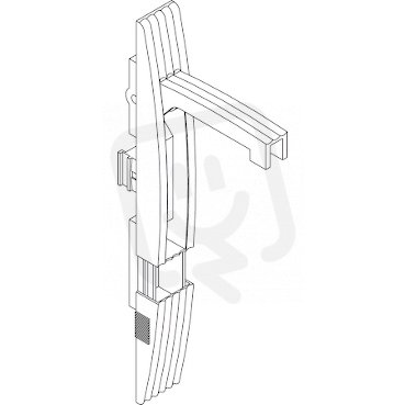 Schneider NSYEBMPLAG 7035 Klika pro PLA (bez vložky)