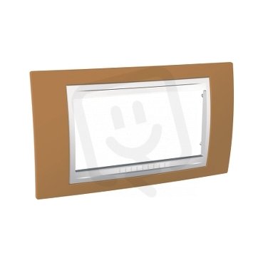Unica Allegro Krycí rámeček čtyřmodulový, Orange/Polar SCHNEIDER MGU6.104.869