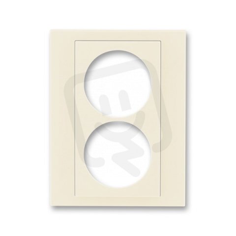 ABB Levit ND5513H-A2223 17 Díl výměnný pro kryt zásuvky dvojnásobné