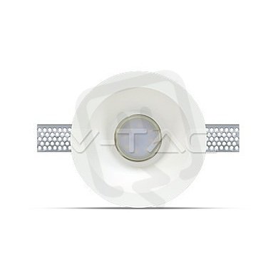 GU10 Fitting Round Gypsum White Deep ?13