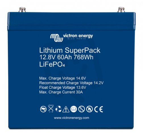 Victron Energy LiFePO baterie 12,8V/60Ah Lithium SuperPack