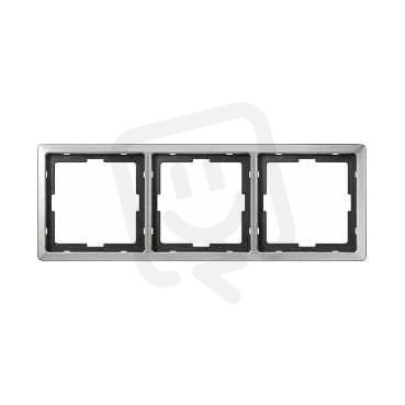 Schneider MTN481346 Rámeček Artec, trojnásobný, Stainless Steel