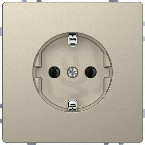 Zásuvka Merten D-Life 250V/16A SCHUKO bezšroubová Sahara SCHNEIDER MTN2301-6033