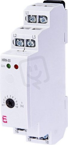 ETI Monitorovací relé pro hlídání sledu a výpadku fází  HRN-55N 1xCO 8A 3x400 AC