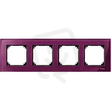 Schneider MTN4040-3206 Rámeček 4násobný M-Elegance Ruby Red