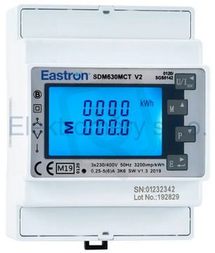 Elektroměr SDM630MCT V2 X/5A MODBUS MID E810