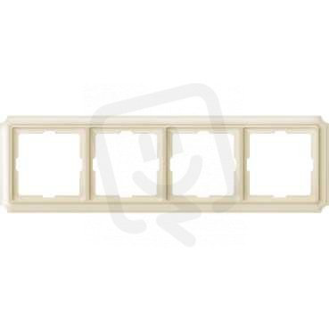 Merten Rámeček čtyřnásobný, Antique, White Cream SCHNEIDER MTN483444