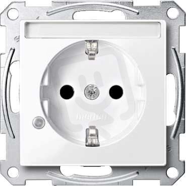 Schneider MTN2303-0325 Zásuvka 250V/16A s bočními zemnícími kontakty
