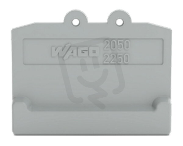 Koncová bočnice pro svorky se západkou Tloušťka 3,4 mm šedá WAGO 2050-391