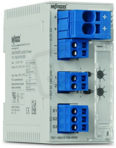Elektronický jistič 2kanál. vstupní napětí 24 V DC WAGO 787-1662/106-000