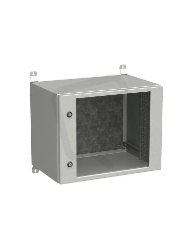 Rozvadeč nástěnný venkovní LC-20 9U 600x400 dveře sklo 2x1bod.zámek