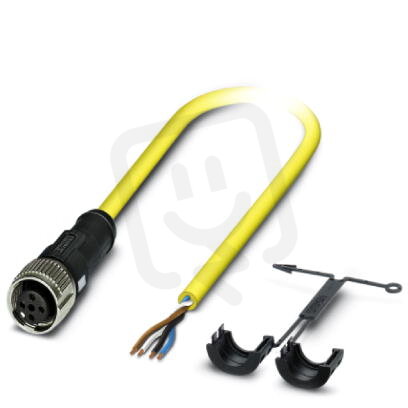 SAC-HZ-4P- 5,0-542/M12FS BK Kabel senzoru/aktoru 1409573