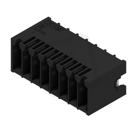 Zásuvný konektor DPS S2C-SMT 3.50/16/90G 2.1SN BK RL WEIDMÜLLER 2796190000