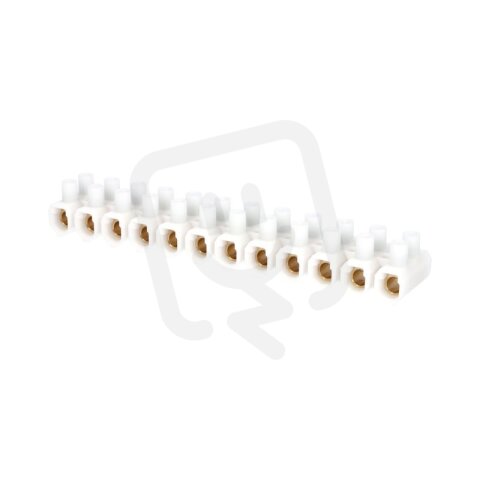 Svorkovnice instalační EKL 5 E-SVCE 12x16÷35mm2 T80 PP bílá mosazná 1000035
