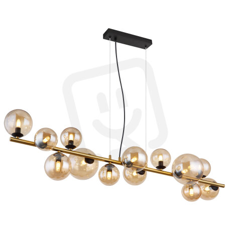 Závěsné svítidlo RIHA černá 13xG9 LED 3,5W 230V, 290lm, 3000K GLOBO 56135-13H