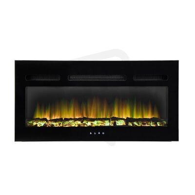 Vestavný elektrický krb 1000 W/2000 W, 91,5x45x17 cm FK TECHNICS 5004279