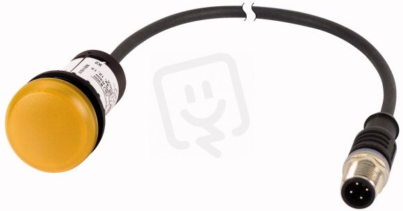 Eaton C22-L-Y-24-P5 Kompaktní zapuštěná signálka, 24V AC/DC, žlutá